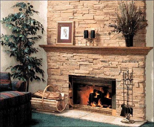 декоративная отделка интерьера камнем