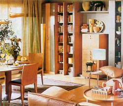 компактные книжные полки