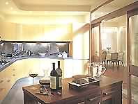 совмещение гостиной и кухни