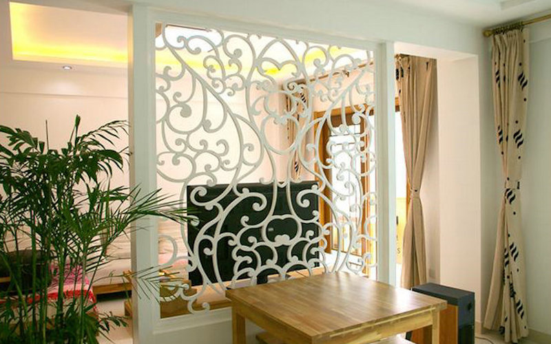 декоративные перегородки в интерьере 2