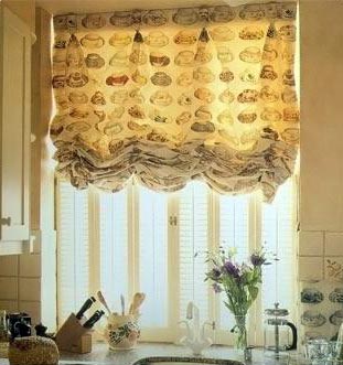 дизайн римских штор для дома