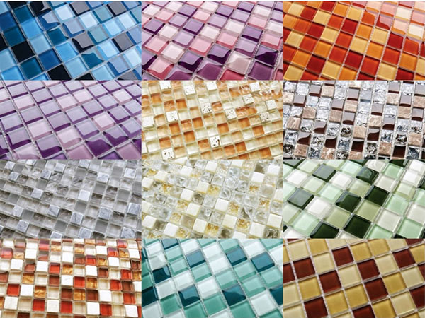 Разнообразие стеклянной мозаики