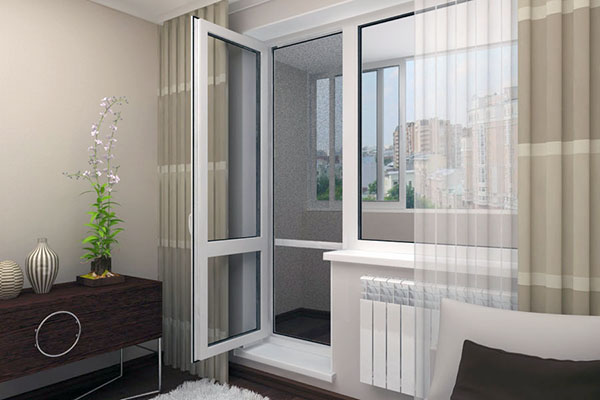 регулировка балконных дверей