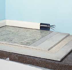 процесс установки сборной стяжки